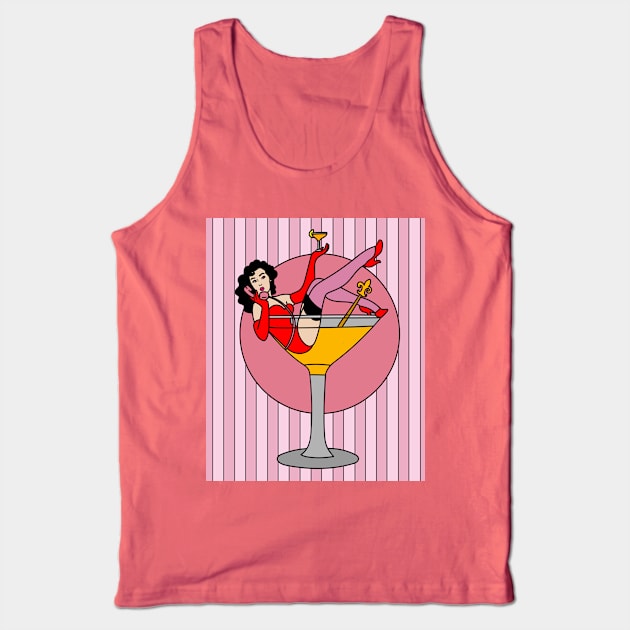 Drink Bathing Drinking Crazy Tank Top by flofin